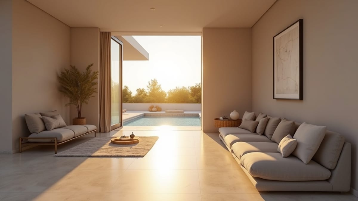 Nowoczesny kompleks apartamentów z widokiem na morze i tłem górskim w Marbelli, idealny dla miłośników aktywności na świeżym powietrzu