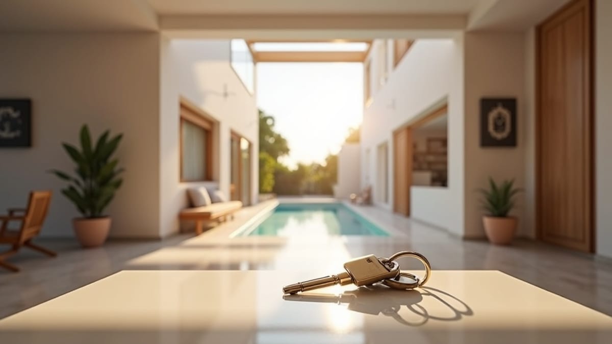 Acheter propriété Costa del Sol vues panoramiques mer montagne: entrée luxueuse prête pour votre consultation.