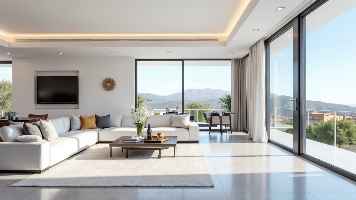 Moderne luksus ejendom til investering i Costa del Sol. Høj kvalitet, indrettet til lejeappeller, vist i denne guide til ejendomsinvestering i Spanien.