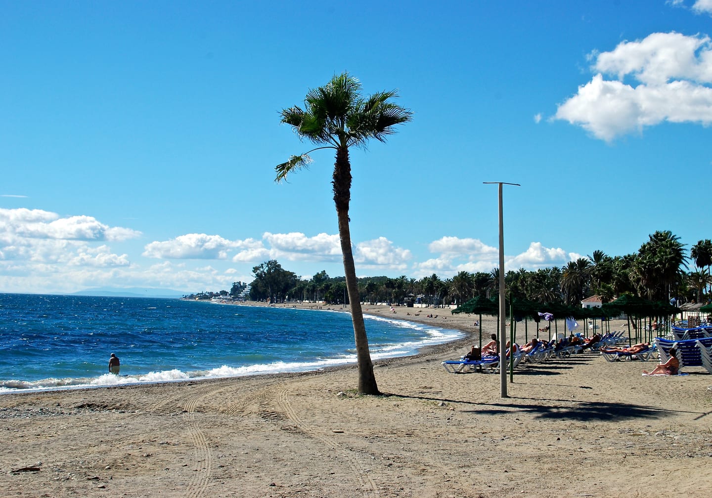 Area photograph of Playa de Cortijo Blanco, San Pedro de Alcántara, Costa del Sol near MARE