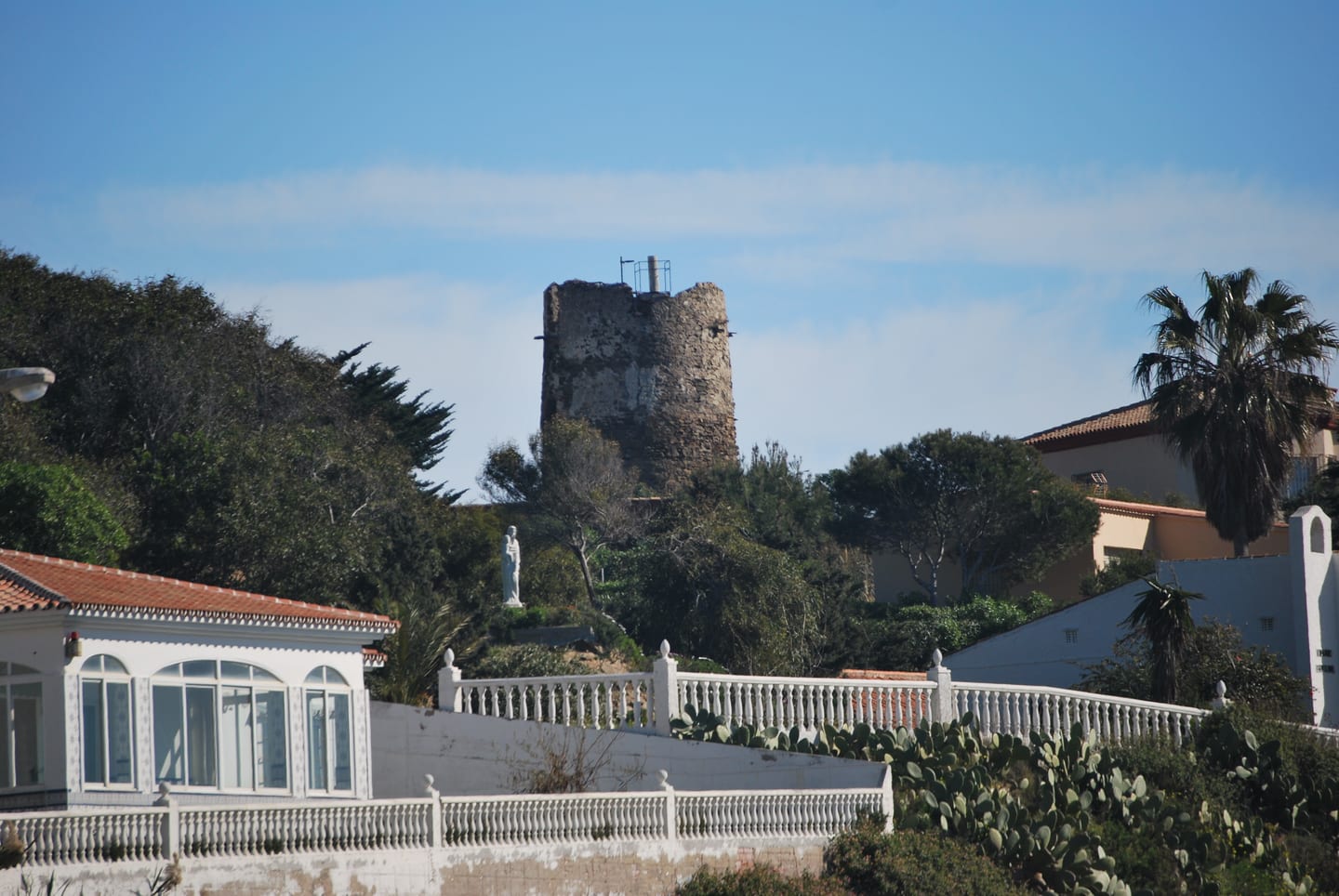 VALLEY VIEWS area photograph of Torre Vigía Calaburras, historic coastal watchtower, Mijas, Costa del Sol