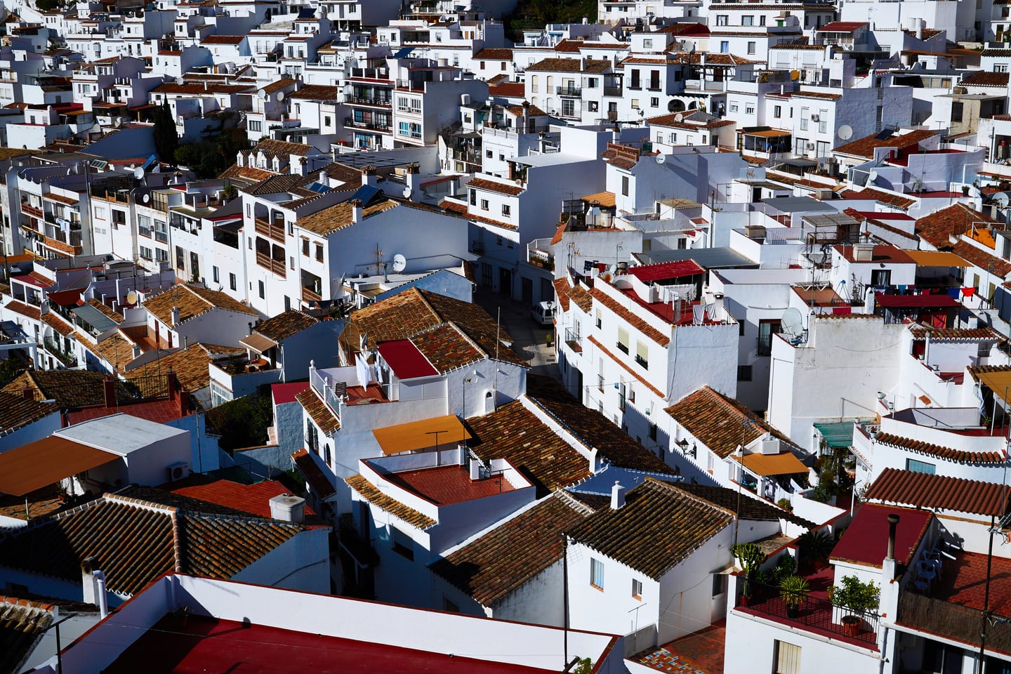 Traditional whitewashed rooftops of Mijas Pueblo, shown as local context near BV 11