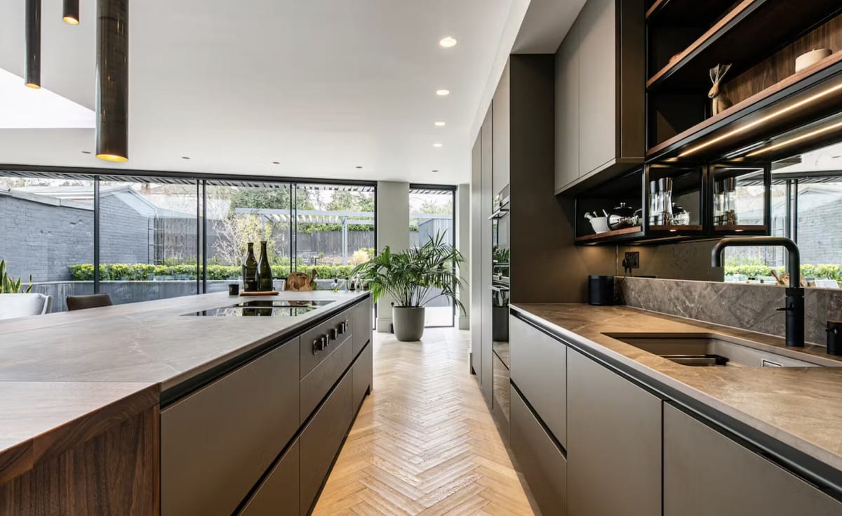 Interior visualisation of VILLA 40 MONTE MAYOR with the main living area and contemporary finishes.