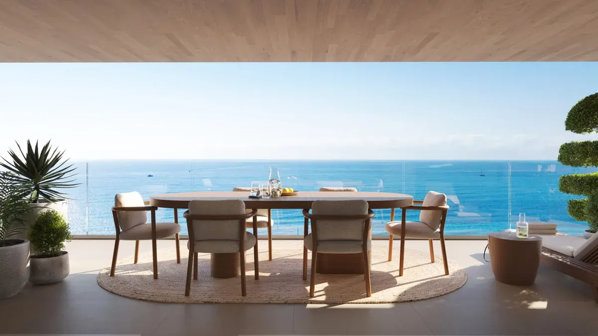 TORRE BIZNAGA — outdoor space, terrace, pool area, light and privacy checked visually per specific project.