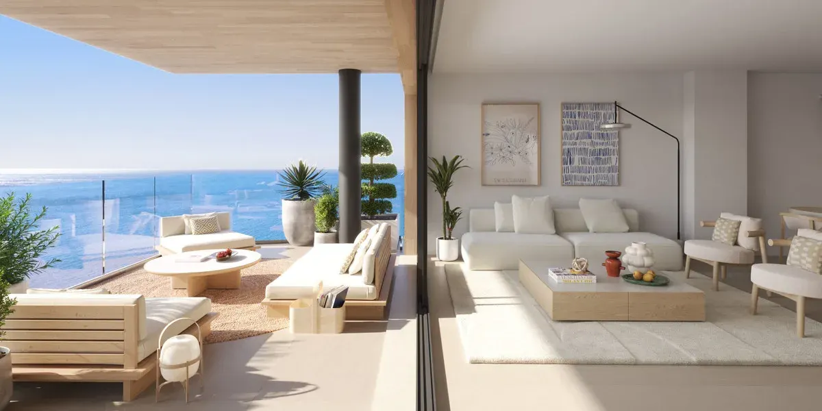 TORRE BIZNAGA — interior view for assessing light, layout, kitchen flow and sightlines per specific home.