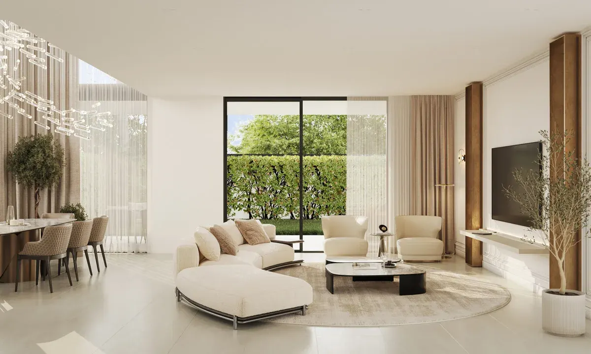 SIROCCO VILLAS — interior view for assessing light, layout, kitchen flow and sightlines per specific home.