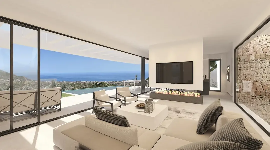 VILLA LA ERMITA — interior view for assessing light, layout, kitchen flow and sightlines per specific home.