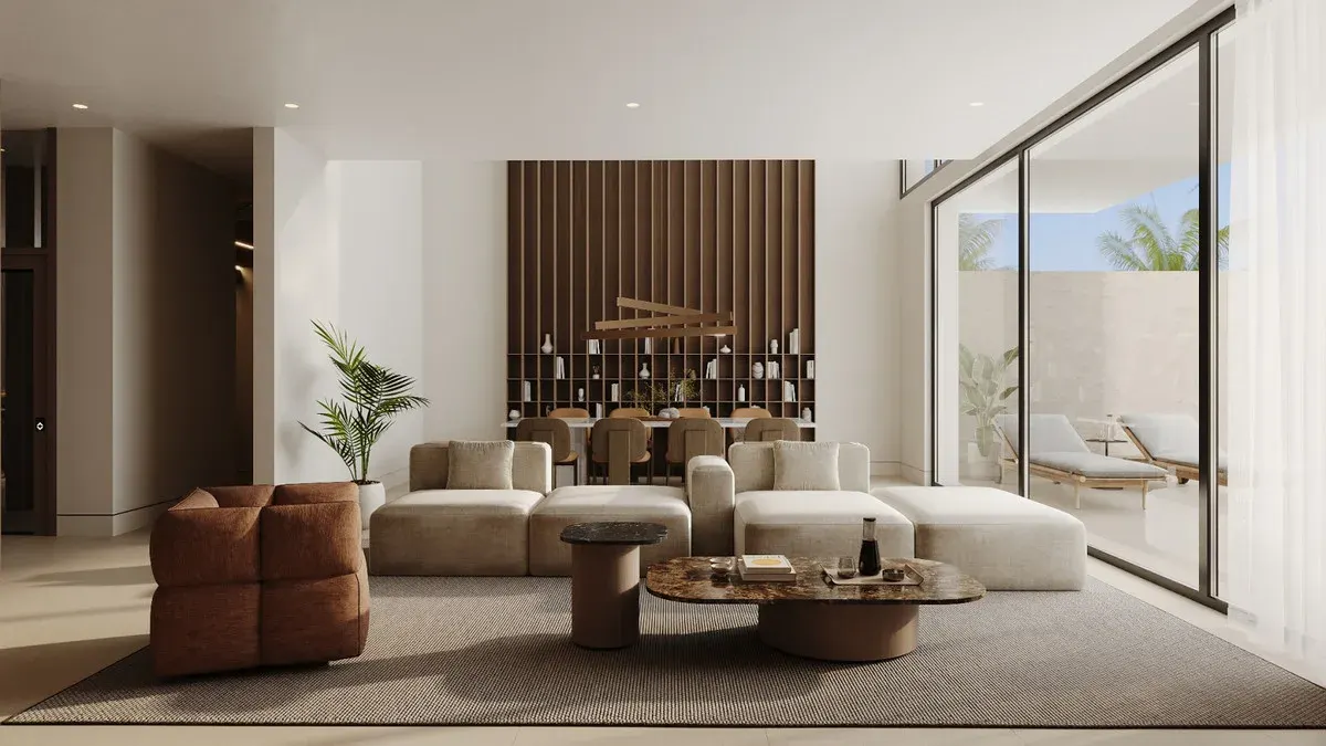 ALCANTARA DEL MAR VILLAS — interieurbeeld om lichtinval, indeling, keukenflow en zichtlijnen per concrete woning te beoordelen.