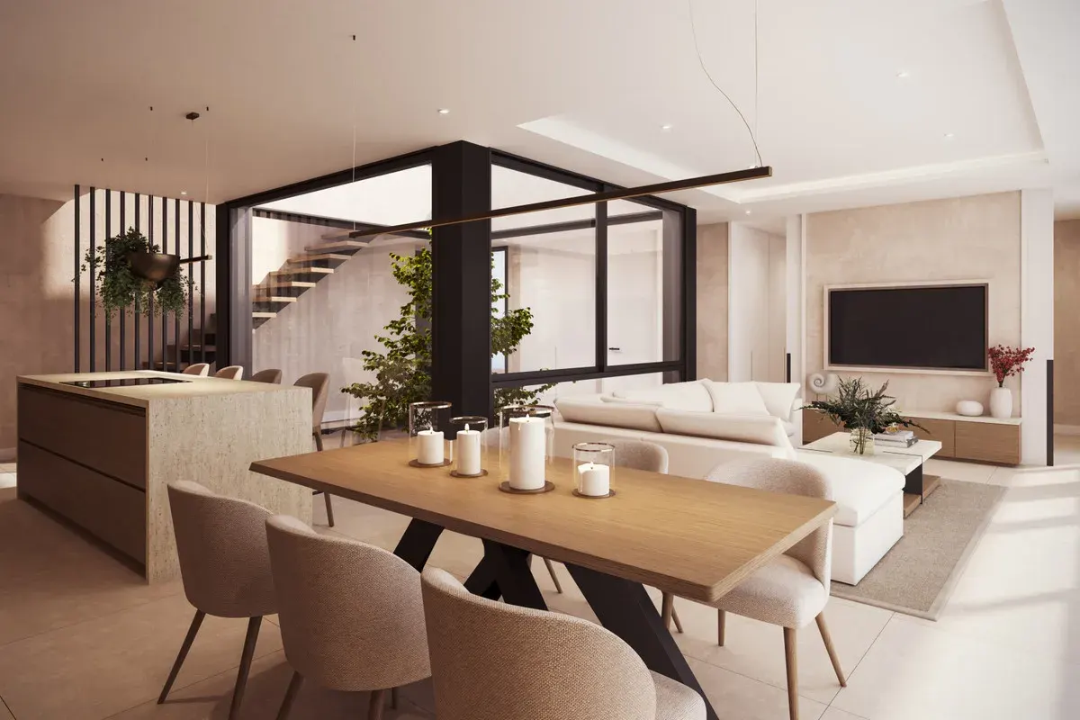 VILLA AINOA — buitenruimte, terras, zwembadzone, licht en privacy visueel gecontroleerd per concreet project.