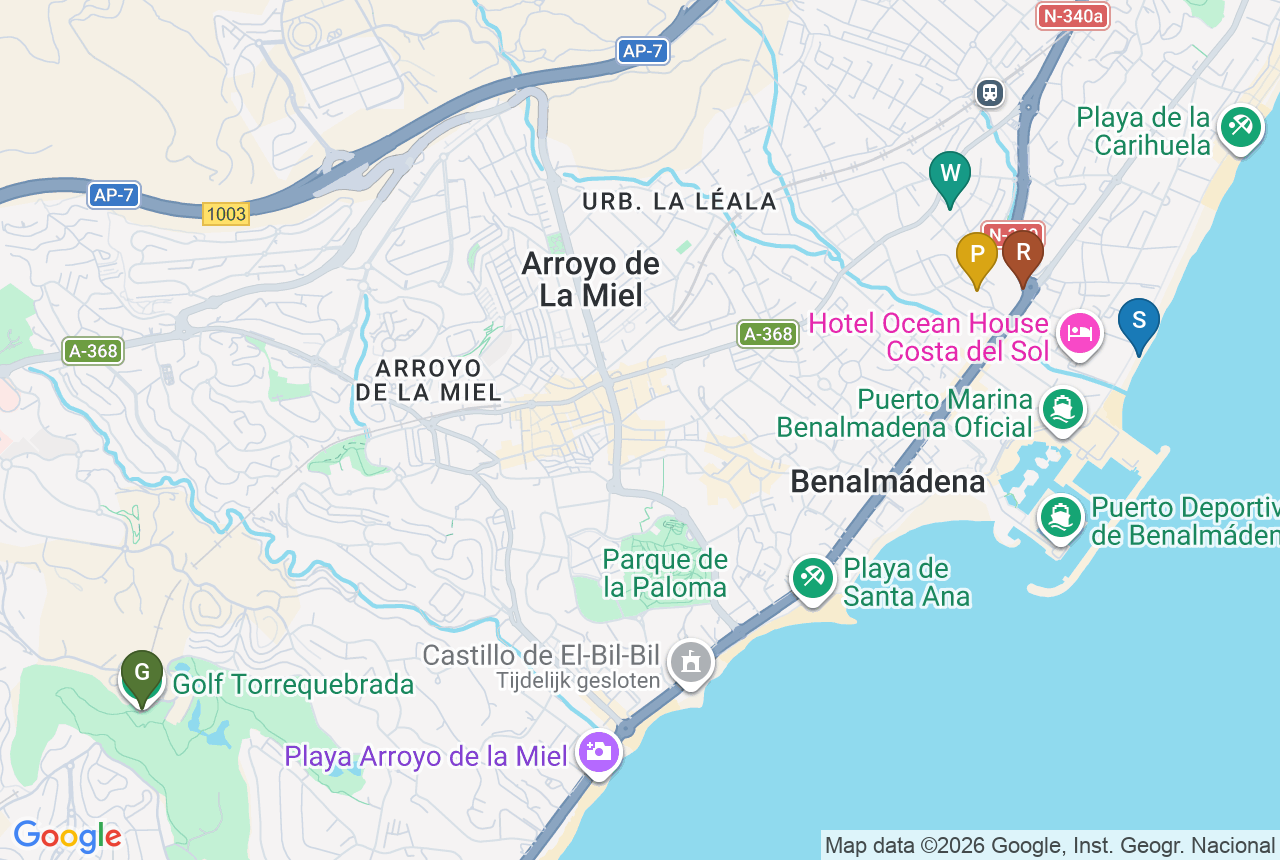 Google map of Kool Homes with five pins