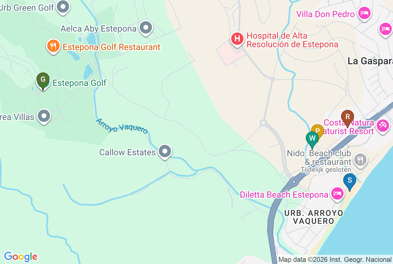 Carte Google de Mala Kai avec cinq &eacute;pingles