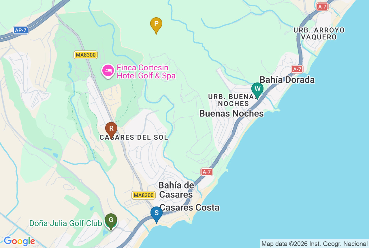 Google map of LAS TERRAZAS DE CORTESIN BON AIR with five pins