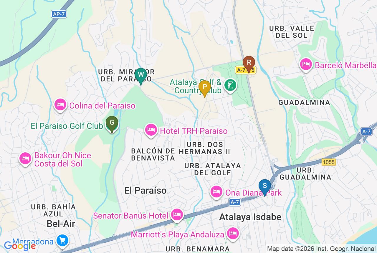 Google map of Naya Residences with five pins