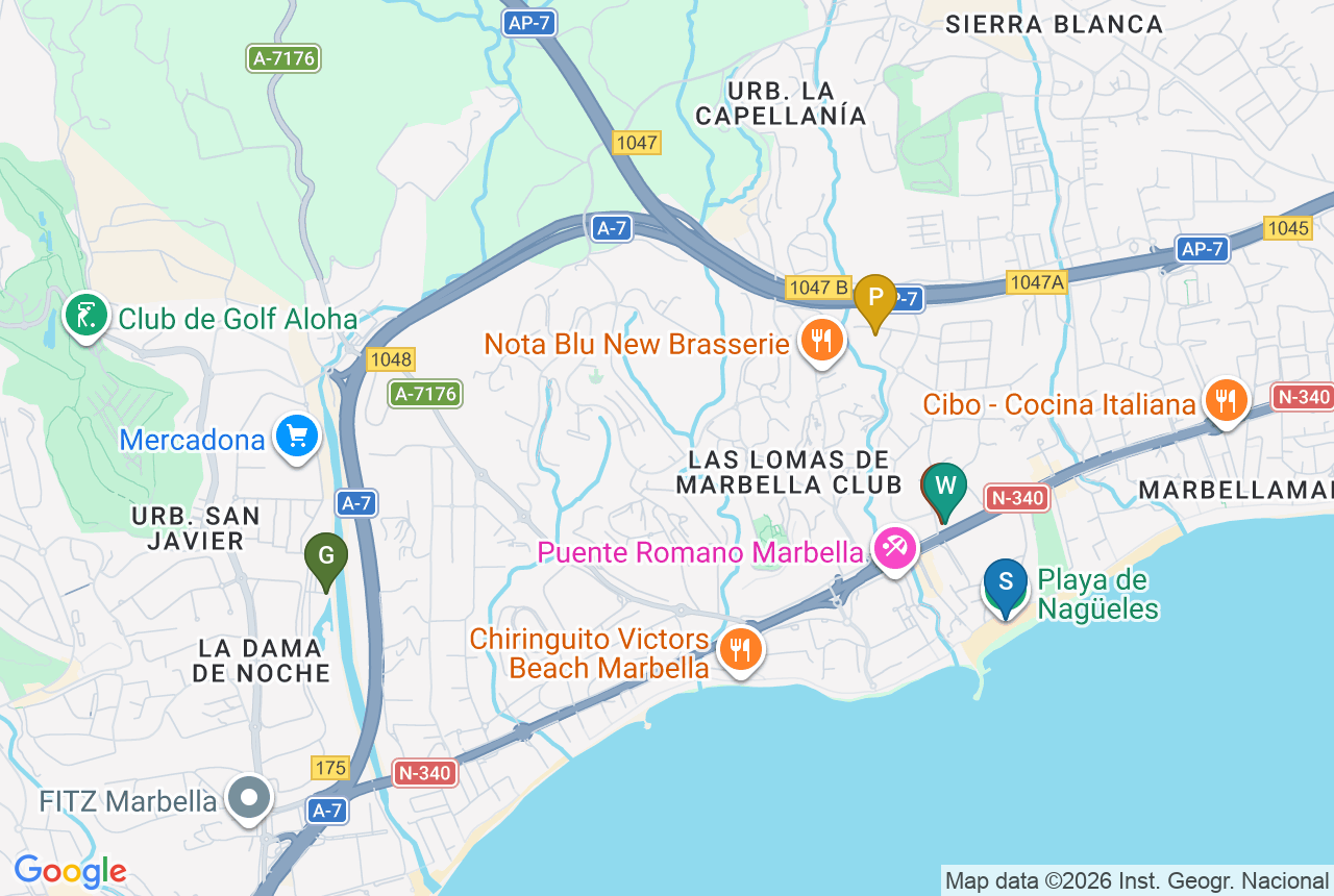 Google map of ERNIRA with five pins